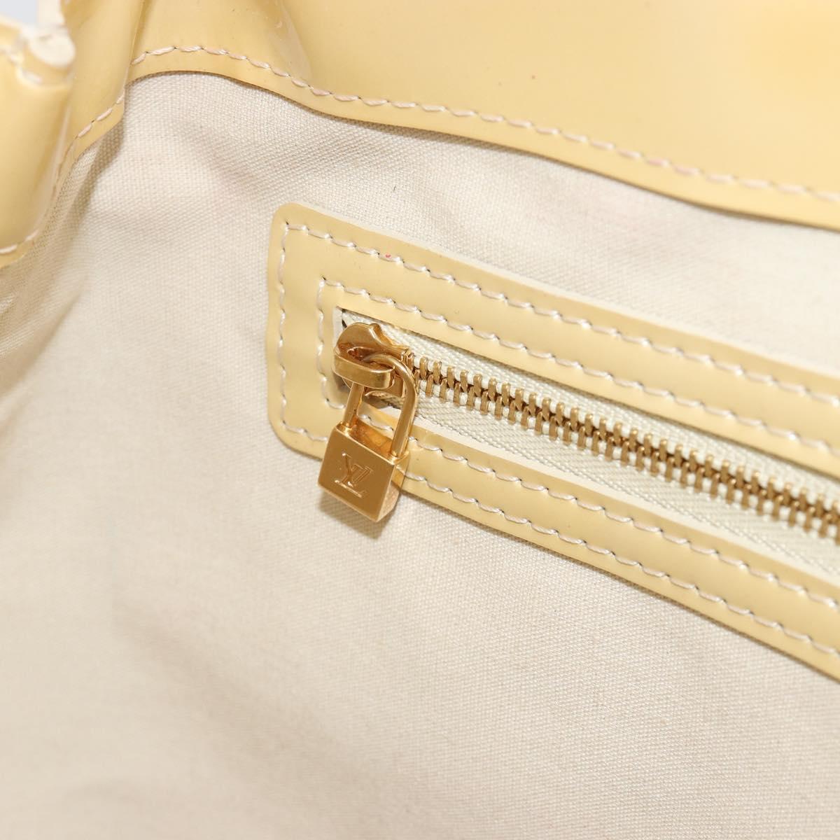 LOUIS VUITTON Vernis Wilshire PM Hand Bag Rose Flow Lantern M91642 Auth 180844A
