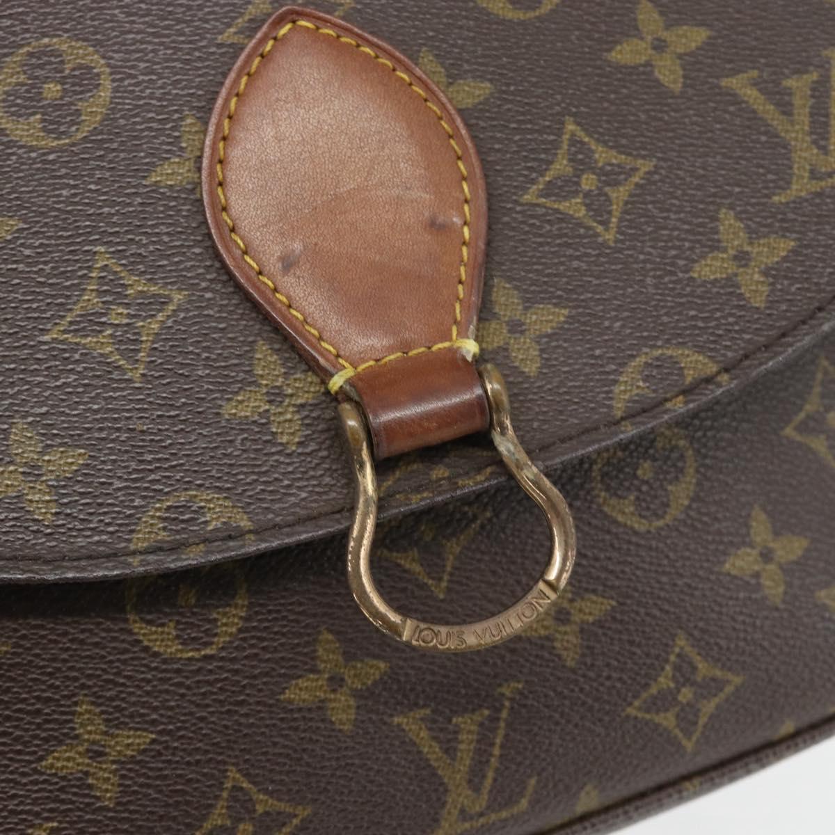 LOUIS VUITTON Monogram Saint Cloud GM Shoulder Bag M51242 LV Auth 180851