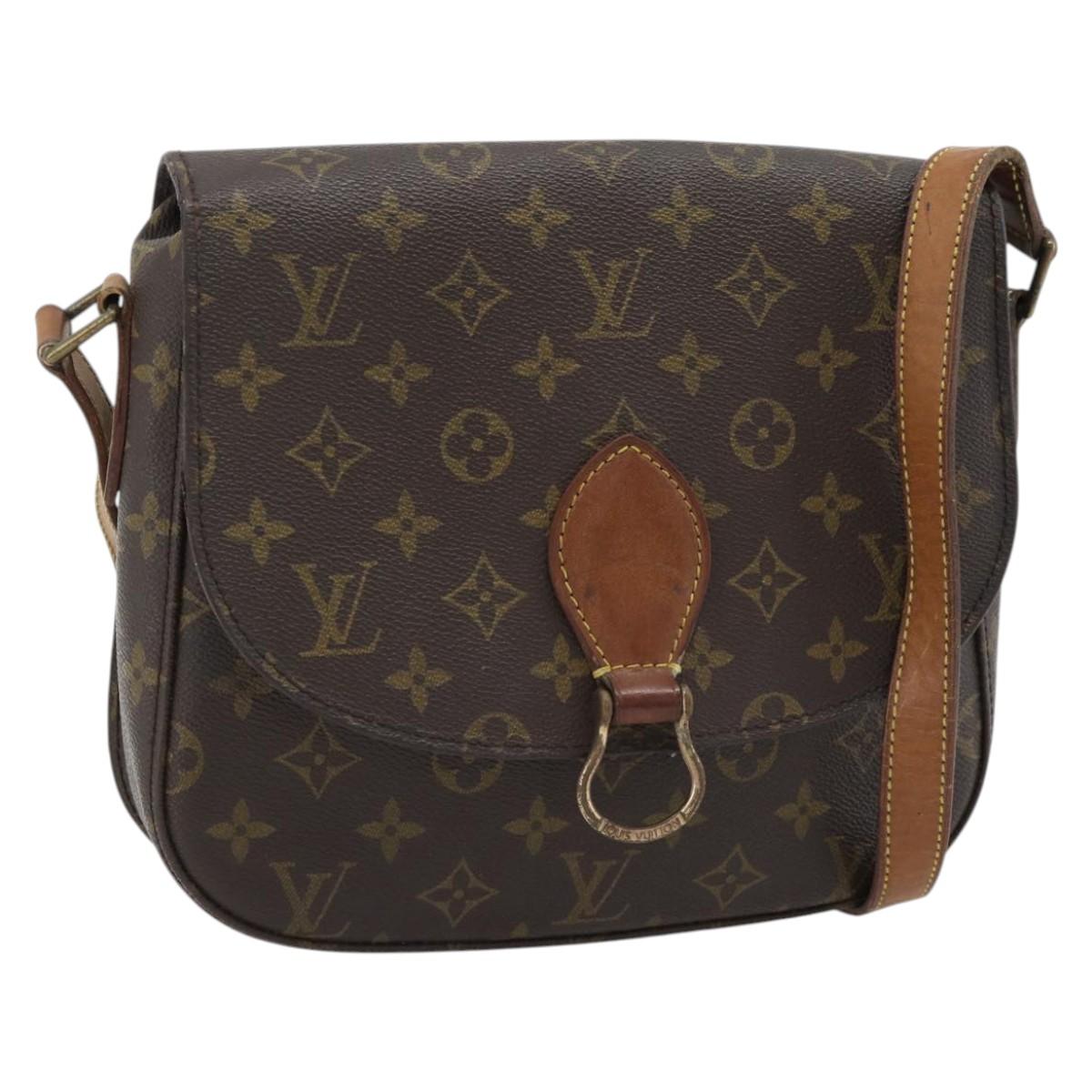 LOUIS VUITTON Monogram Saint Cloud GM Shoulder Bag M51242 LV Auth 180851