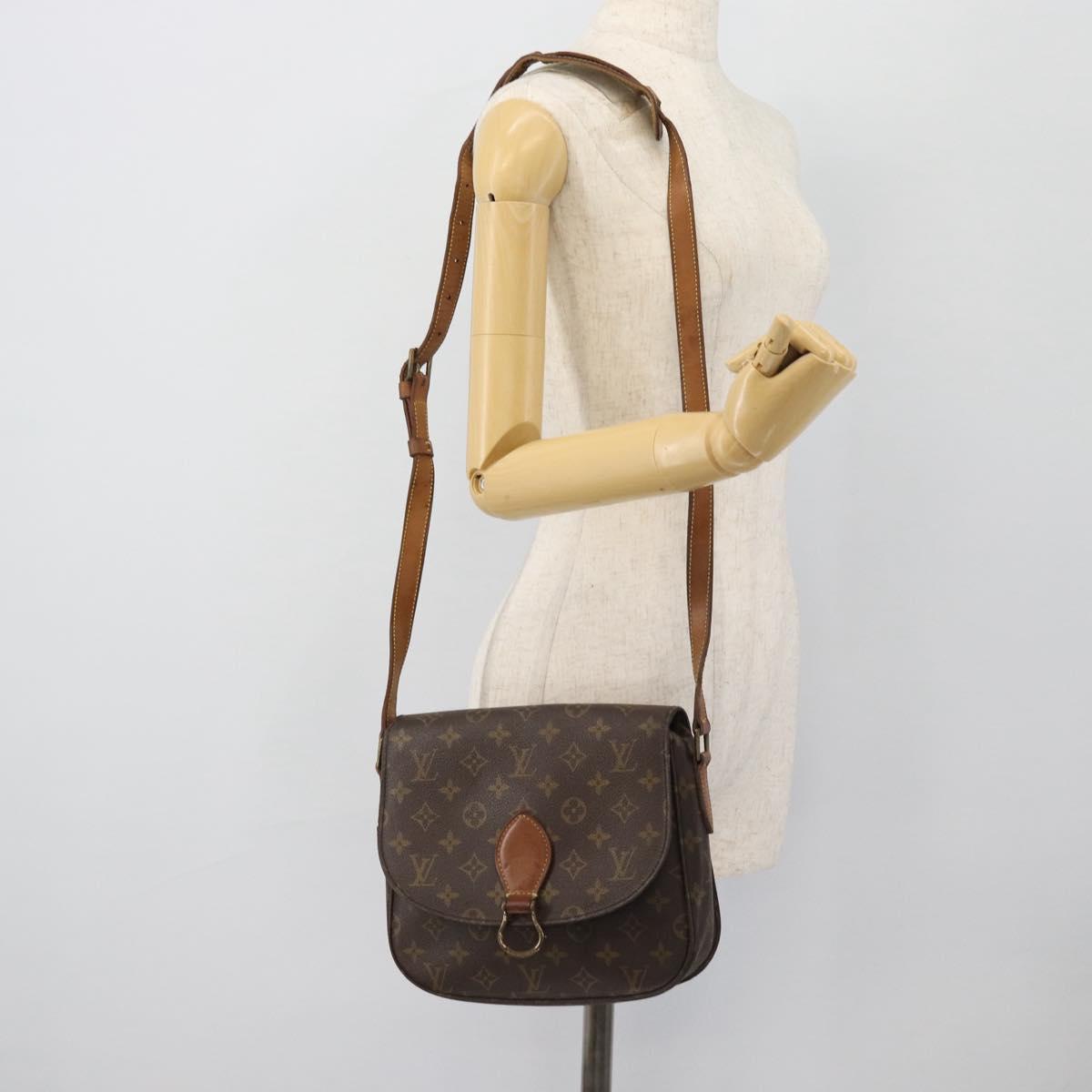 LOUIS VUITTON Monogram Saint Cloud GM Shoulder Bag M51242 LV Auth 180851