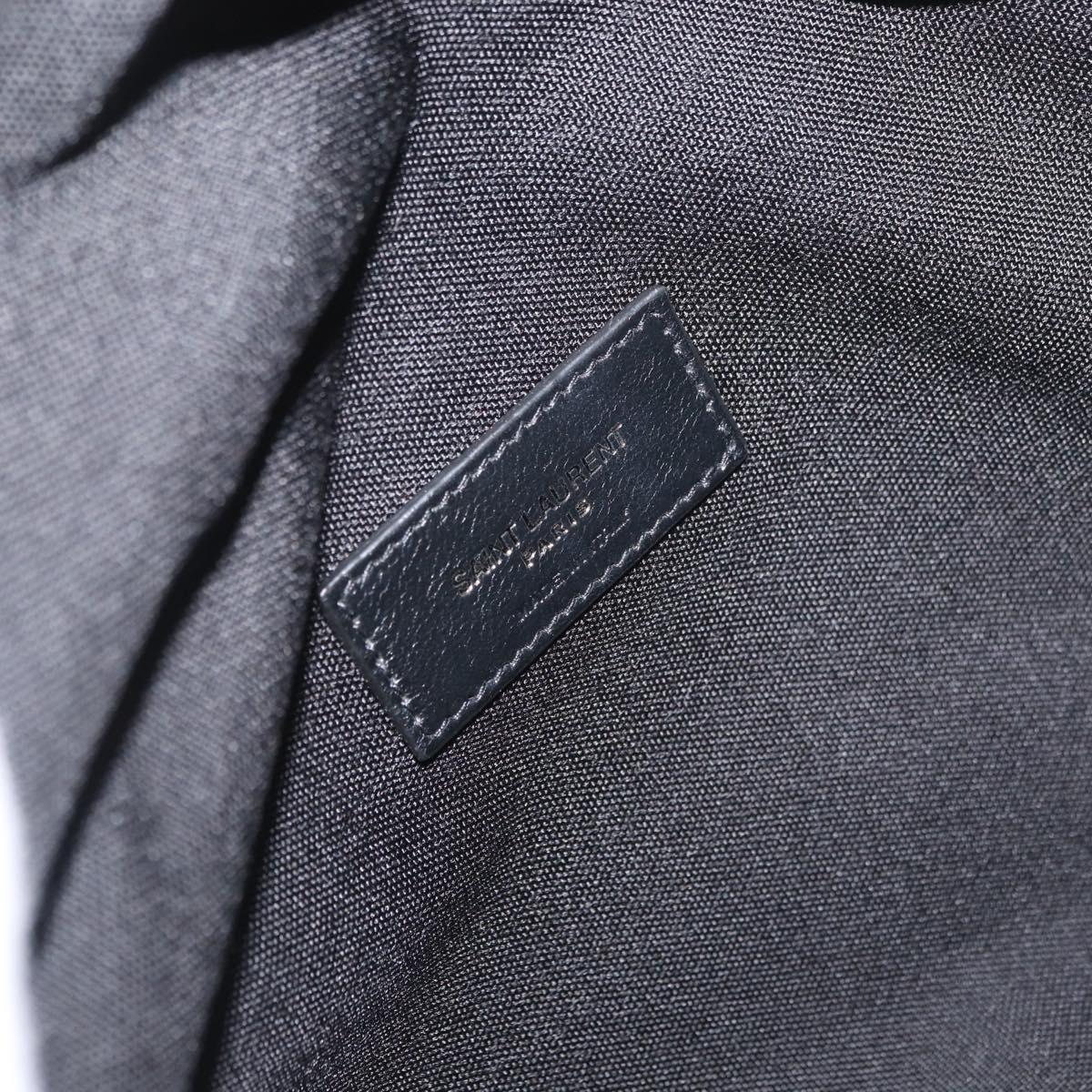 SAINT LAURENT Waist bag Nylon White Auth 180871A
