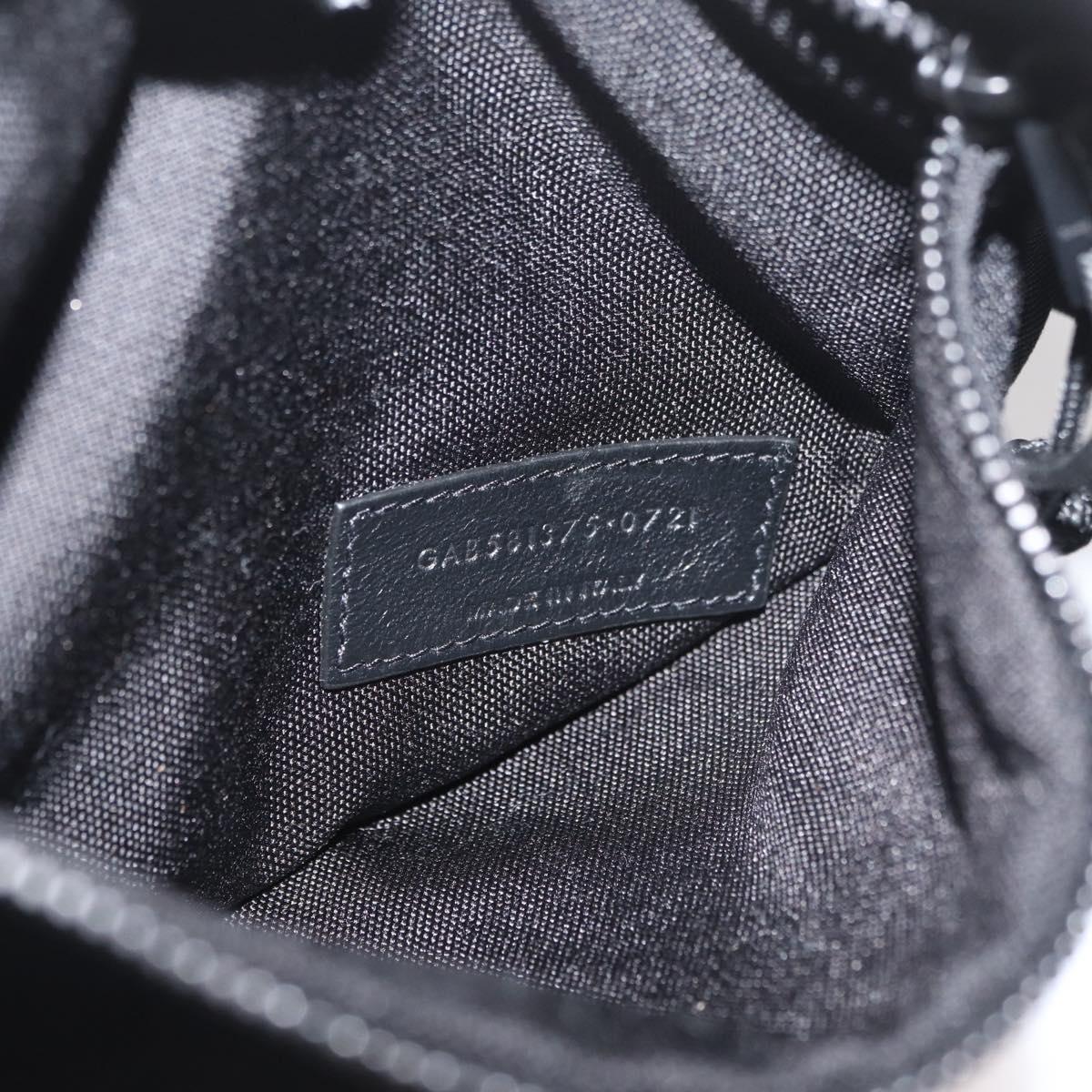 SAINT LAURENT Waist bag Nylon White Auth 180871A