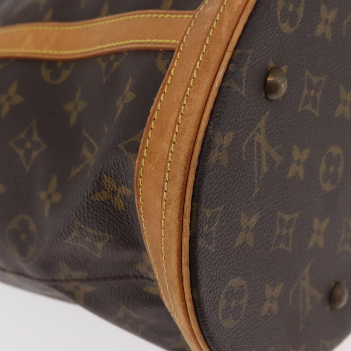 LOUIS VUITTON Monogram Bucket GM Shoulder Bag M42236 LV Auth 180879
