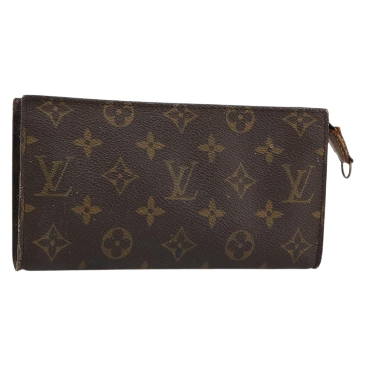 LOUIS VUITTON Monogram Bucket GM Accessory Pouch LV Auth 180880