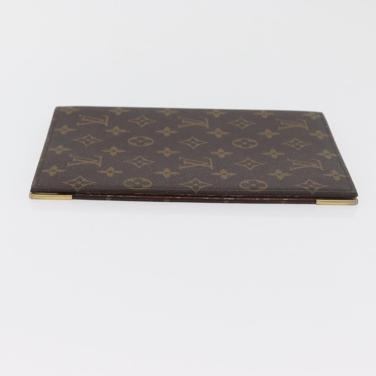 LOUIS VUITTON Monogram Note Cover LV Auth 180886A