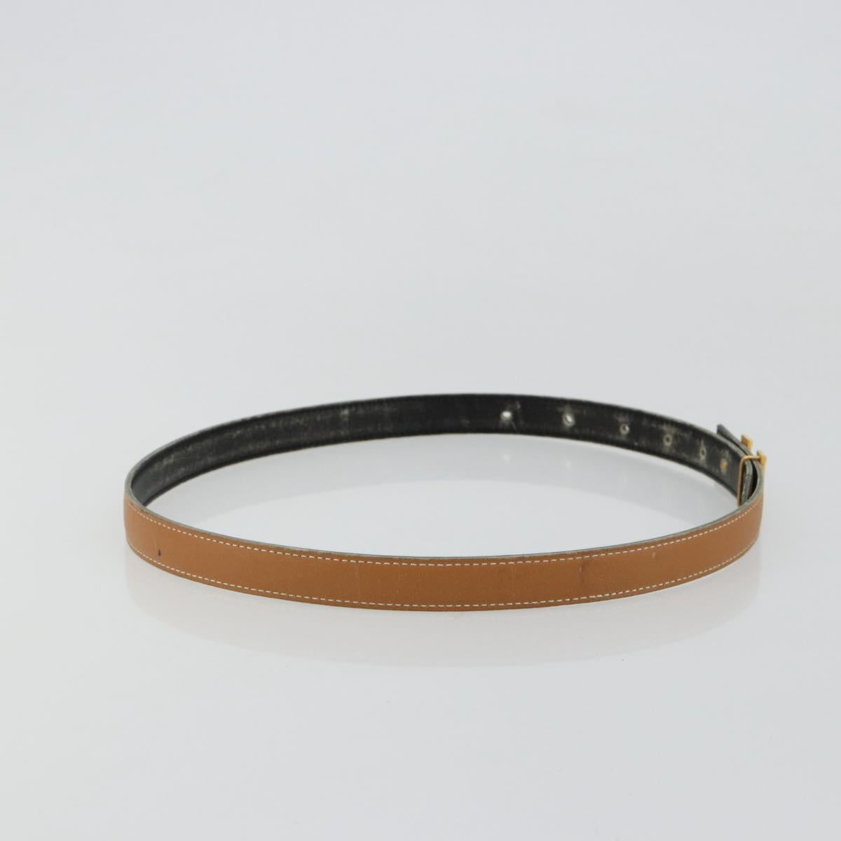 HERMES Constance Mini Belt Leather Beige Gold Auth 180888