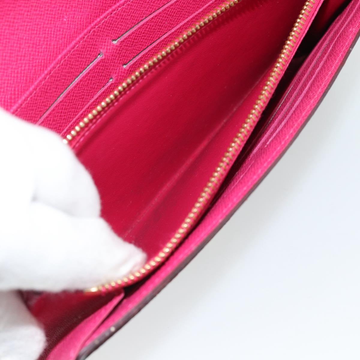 LOUIS VUITTON Monogram Multicolor Portefeiulle Sarah Black M60668 LV Auth 180911