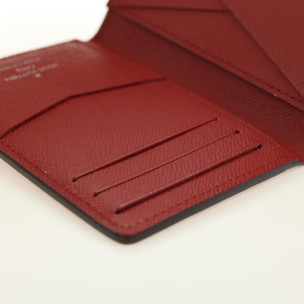 LOUIS VUITTON Epi Organizer De Poch Card Case Red M6358E LV Auth 180915M