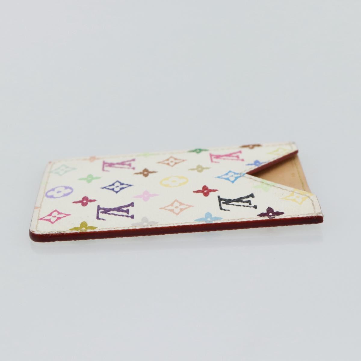 LOUIS VUITTON Monogram Multicolor Etui Hand Mirror White M92651 LV Auth 180917