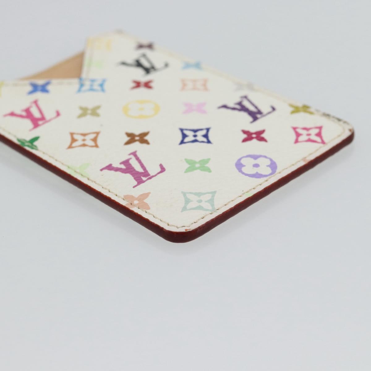 LOUIS VUITTON Monogram Multicolor Etui Hand Mirror White M92651 LV Auth 180917
