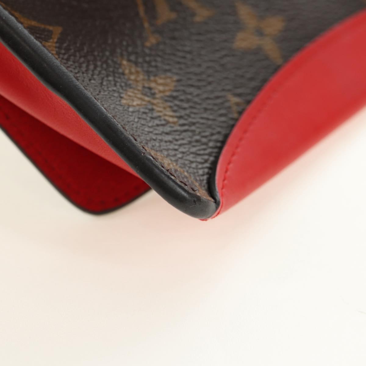 LOUIS VUITTON Monogram Etui Lunette Woody Glasses Case GI0372 LV Auth 180918M