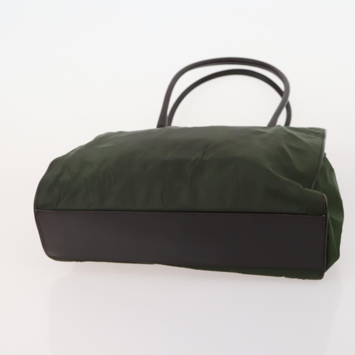 PRADA Shoulder Bag Nylon 5 Set Beige Black Green Auth 180926
