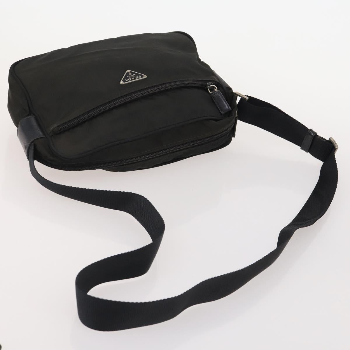 PRADA Shoulder Bag Nylon 5 Set Beige Black Green Auth 180926