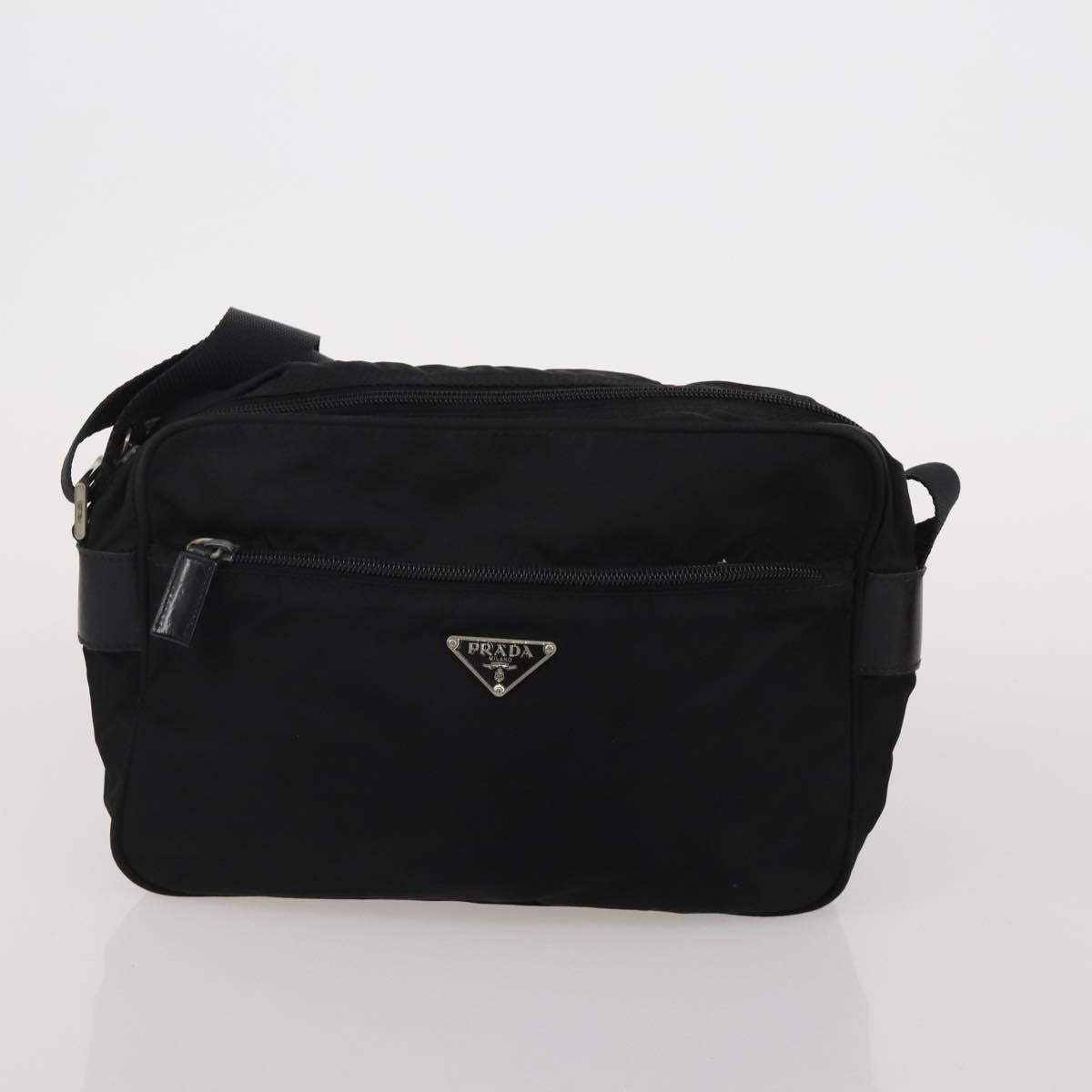 PRADA Shoulder Bag Nylon 5 Set Beige Black Green Auth 180927