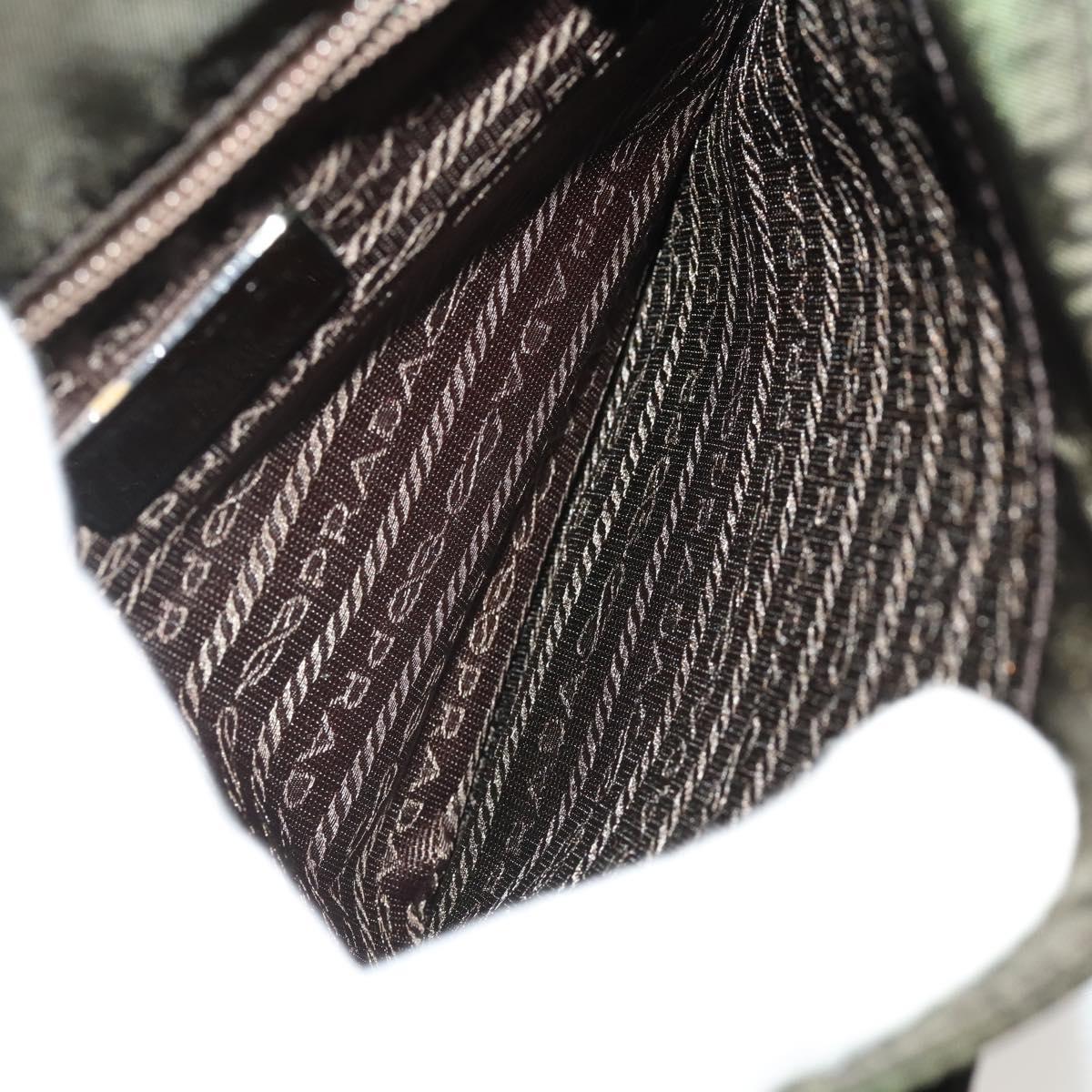 PRADA Shoulder Bag Nylon 5 Set Beige Black Green Auth 180927