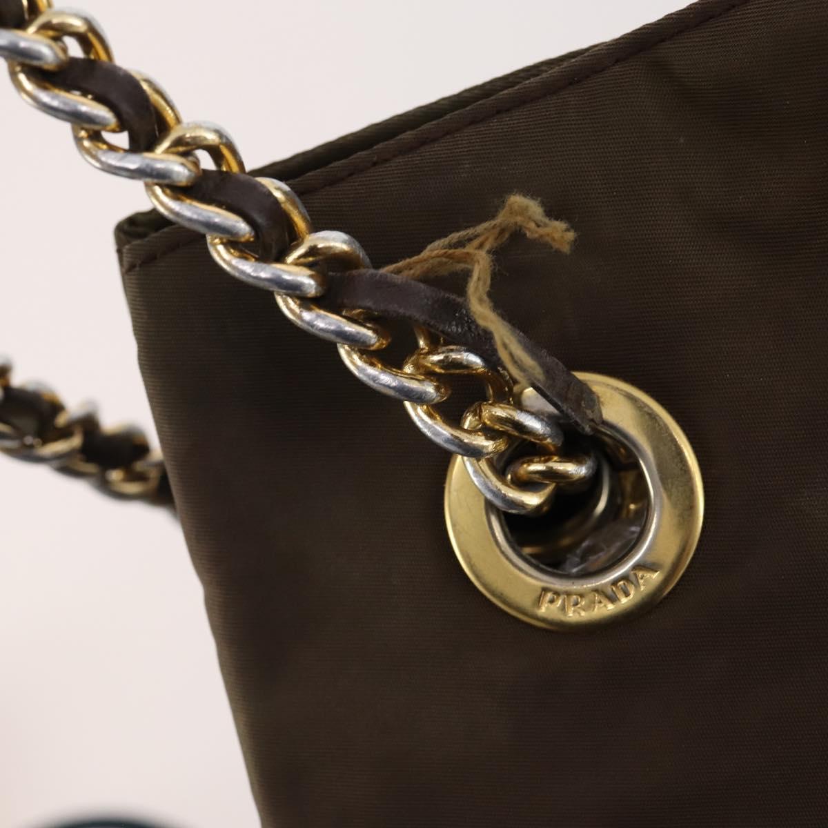 PRADA Shoulder Bag Nylon 5 Set Blue Black Brown Auth 180929