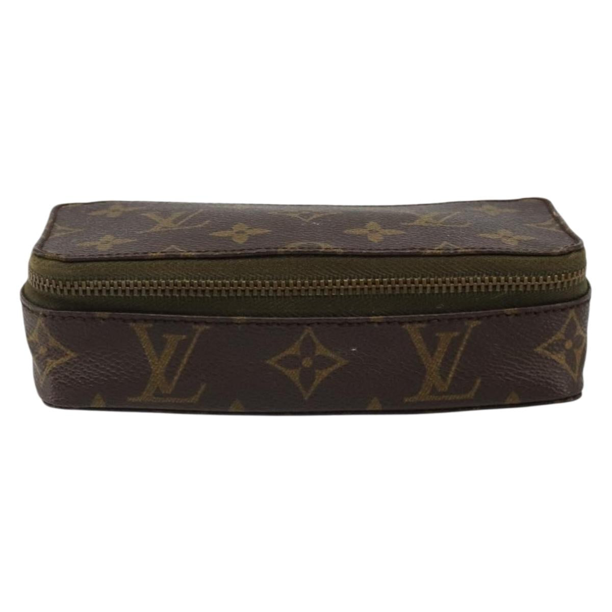 LOUIS VUITTON Monogram Posh Monte Carlo Jewelry Box M47350 LV Auth 180934