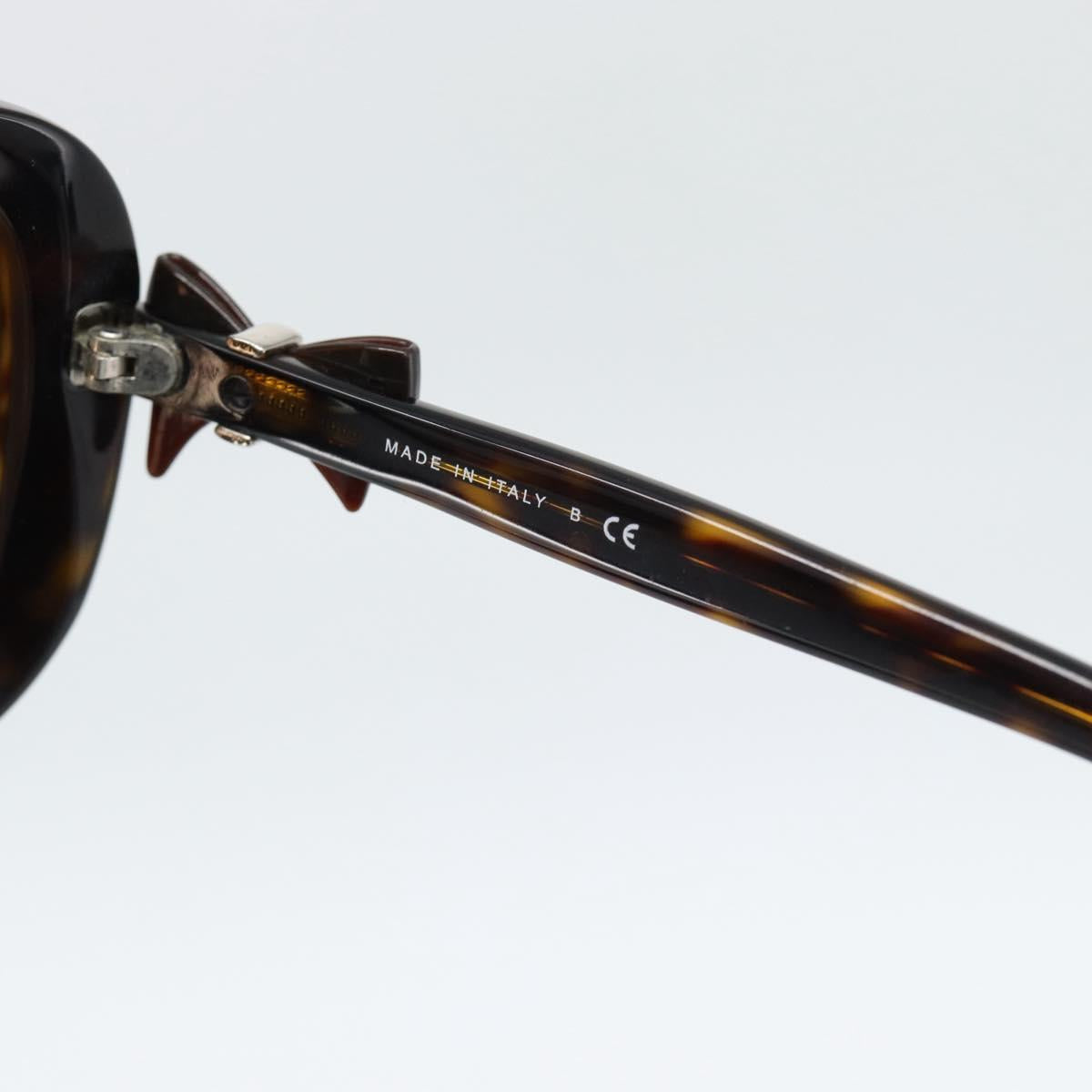 CHANEL Tortoise Pattern Sunglasses plastic Brown CC Auth 180941