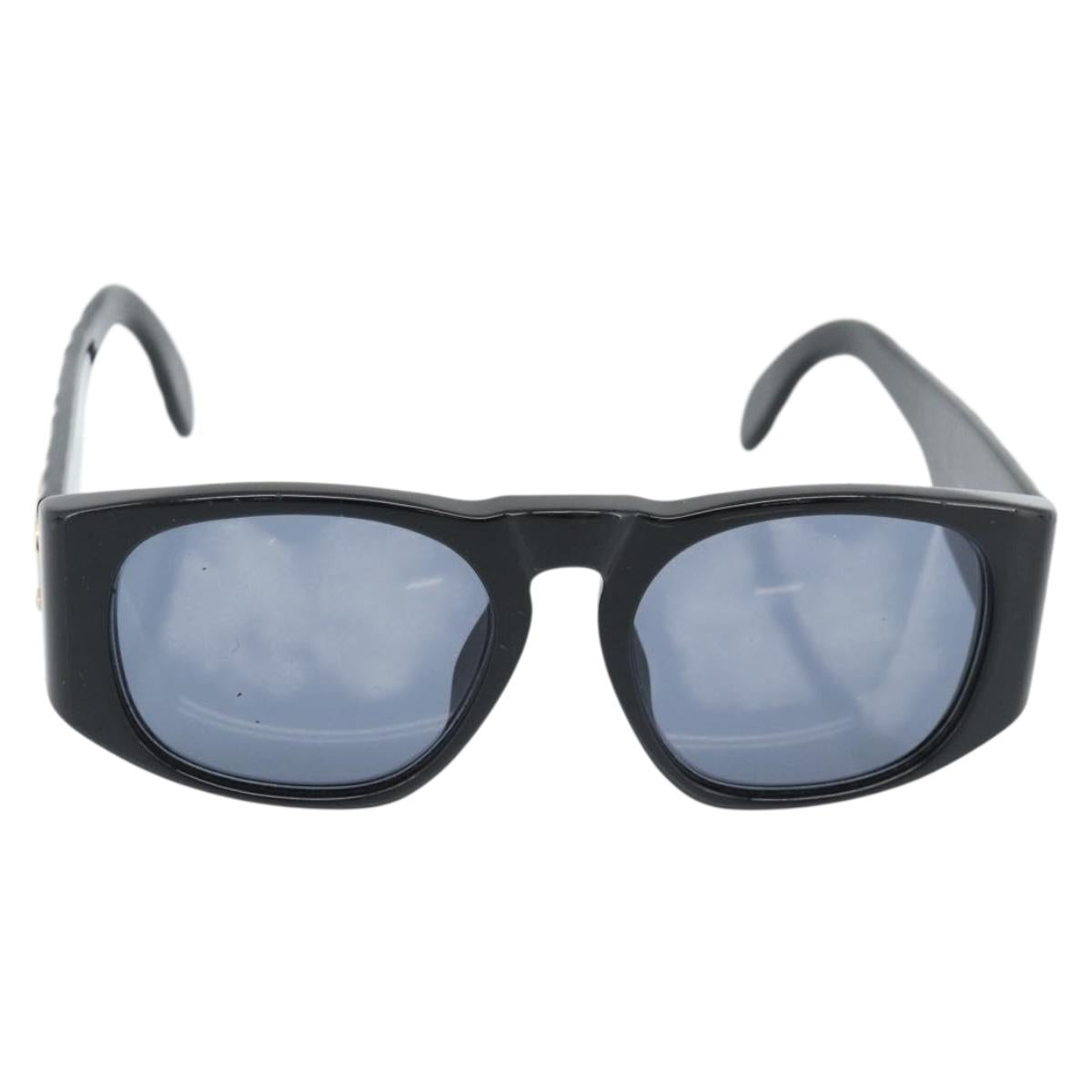 CHANEL Sunglasses plastic Black CC Auth 180944M