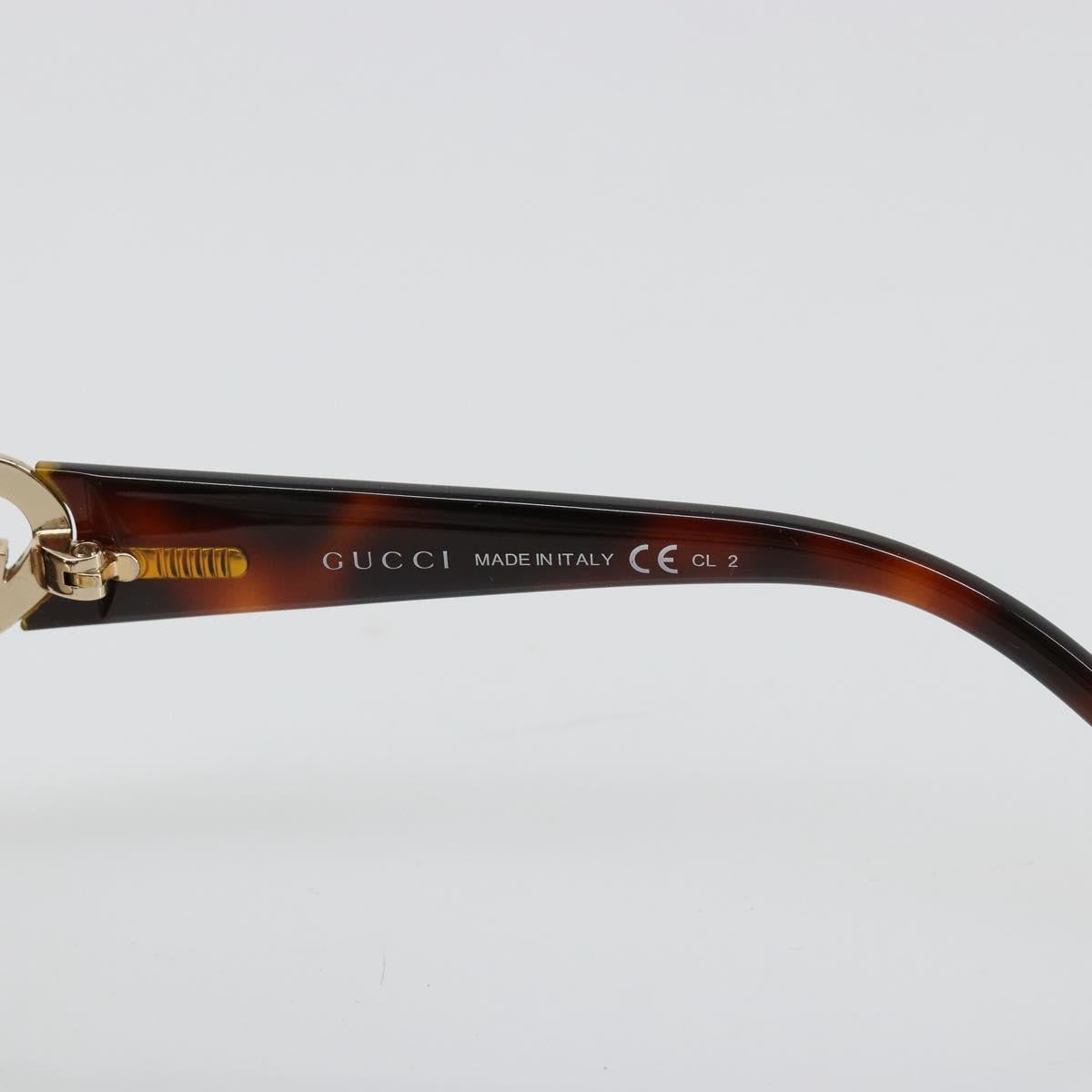 GUCCI Sunglasses plastic Brown Auth 180949M