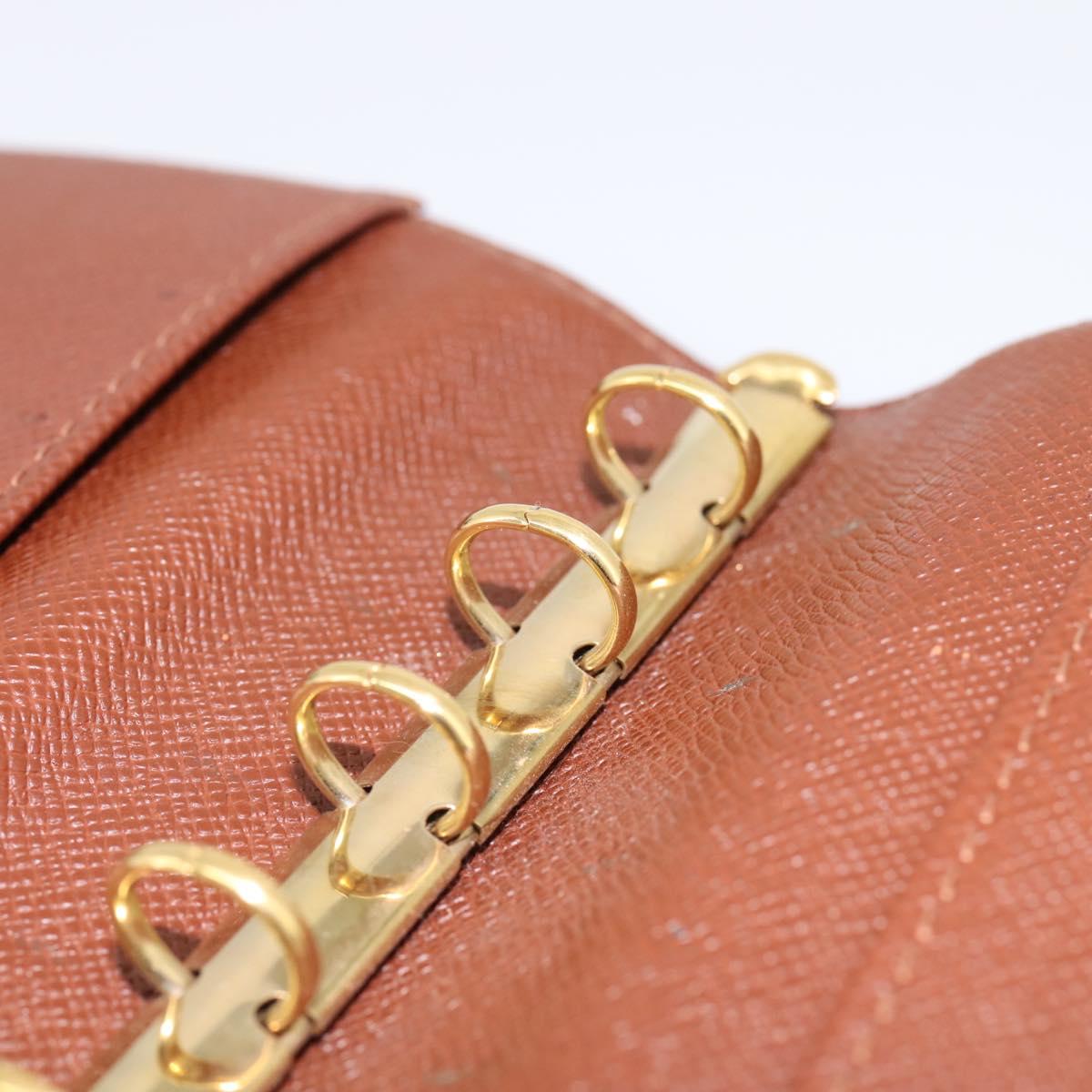 LOUIS VUITTON Monogram Agenda PM Day Planner Cover R20005 LV Auth 180954