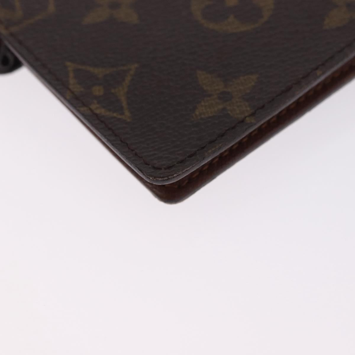 LOUIS VUITTON Monogram Agenda PM Day Planner Cover R20005 LV Auth 180955A