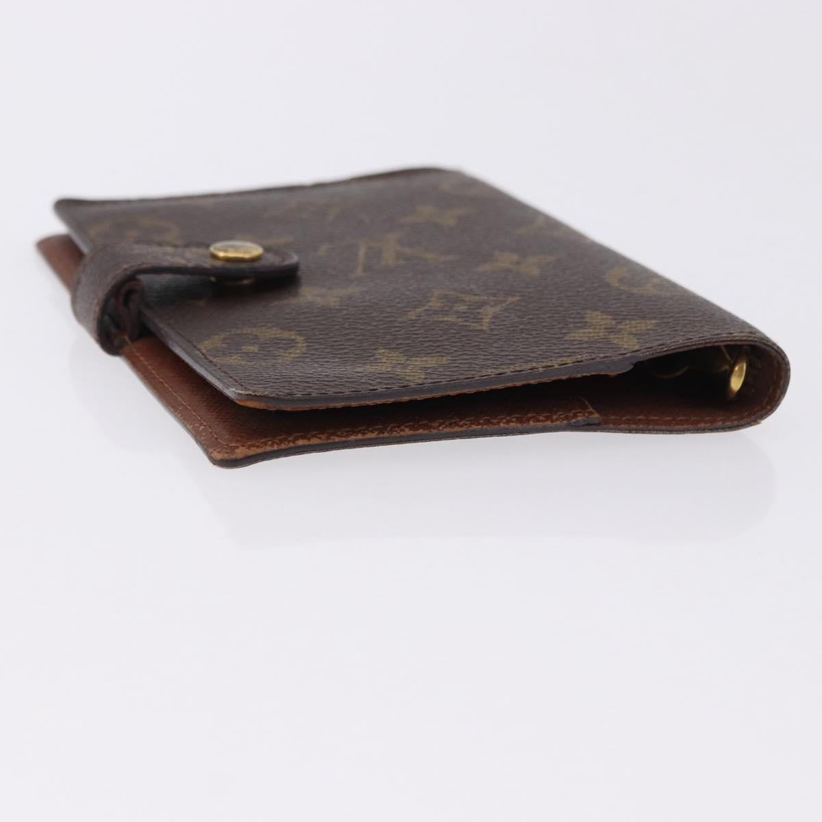 LOUIS VUITTON Monogram Agenda PM Day Planner Cover R20005 LV Auth 180955A