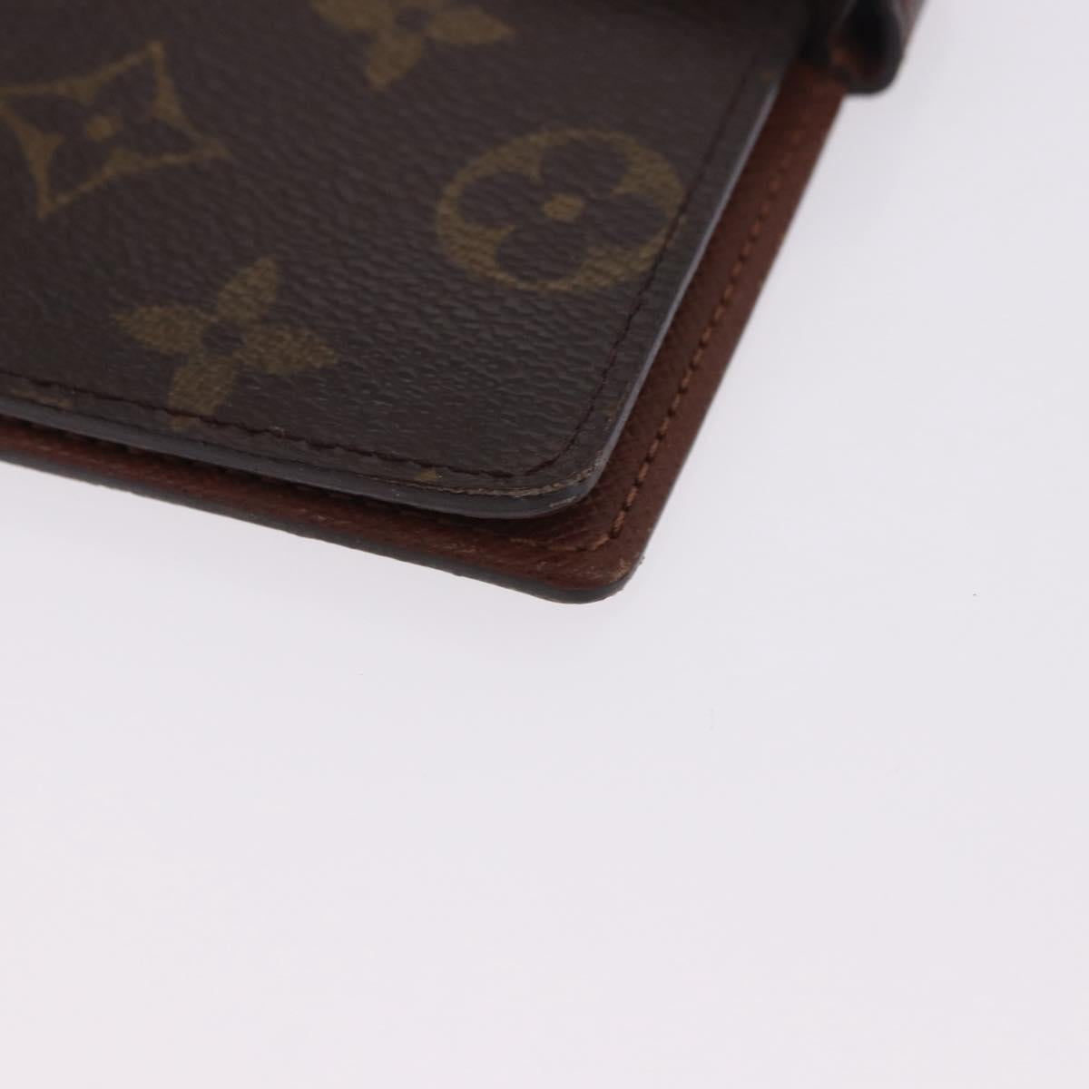 LOUIS VUITTON Monogram Agenda PM Day Planner Cover R20005 LV Auth 180955A
