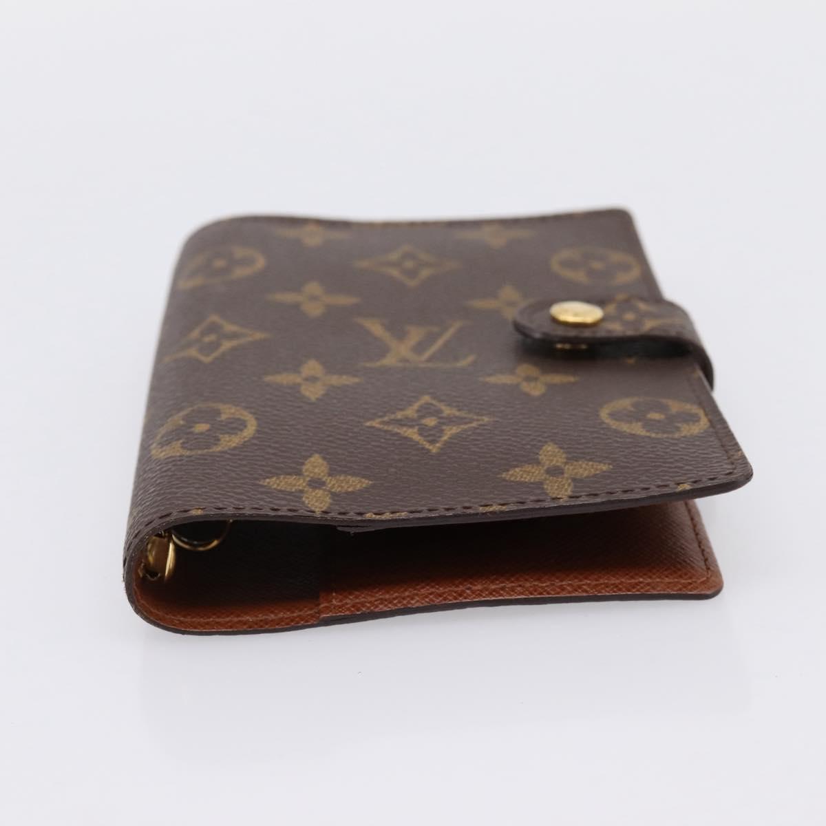 LOUIS VUITTON Monogram Agenda PM Day Planner Cover R20005 LV Auth 180956A