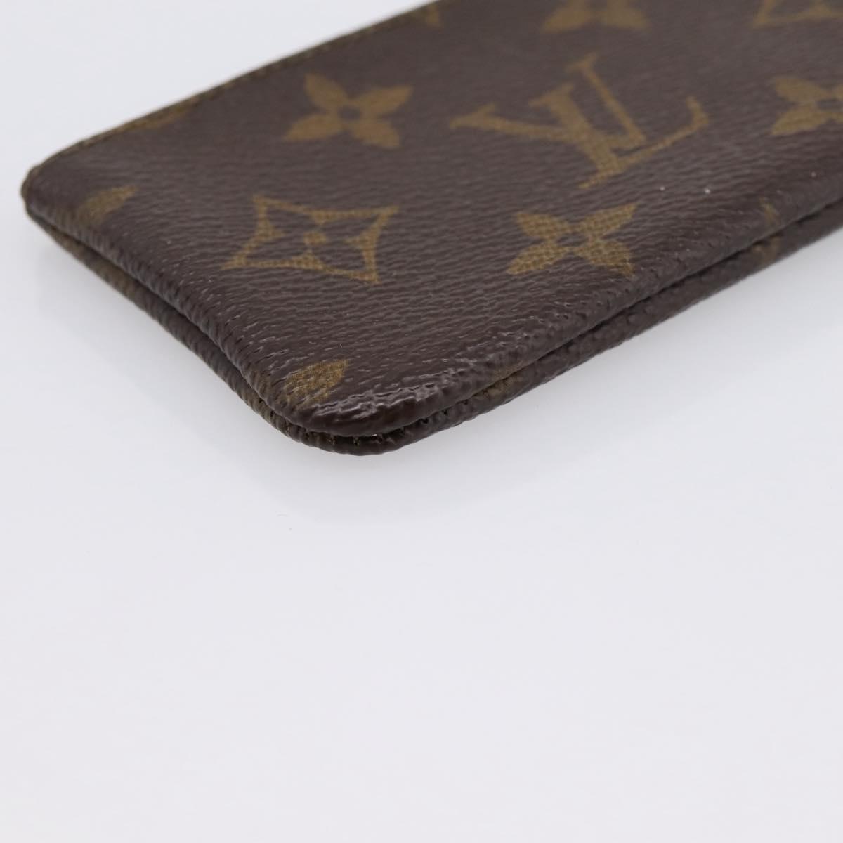 LOUIS VUITTON Monogram Pochette Cles Coin Purse M60033 LV Auth 180957