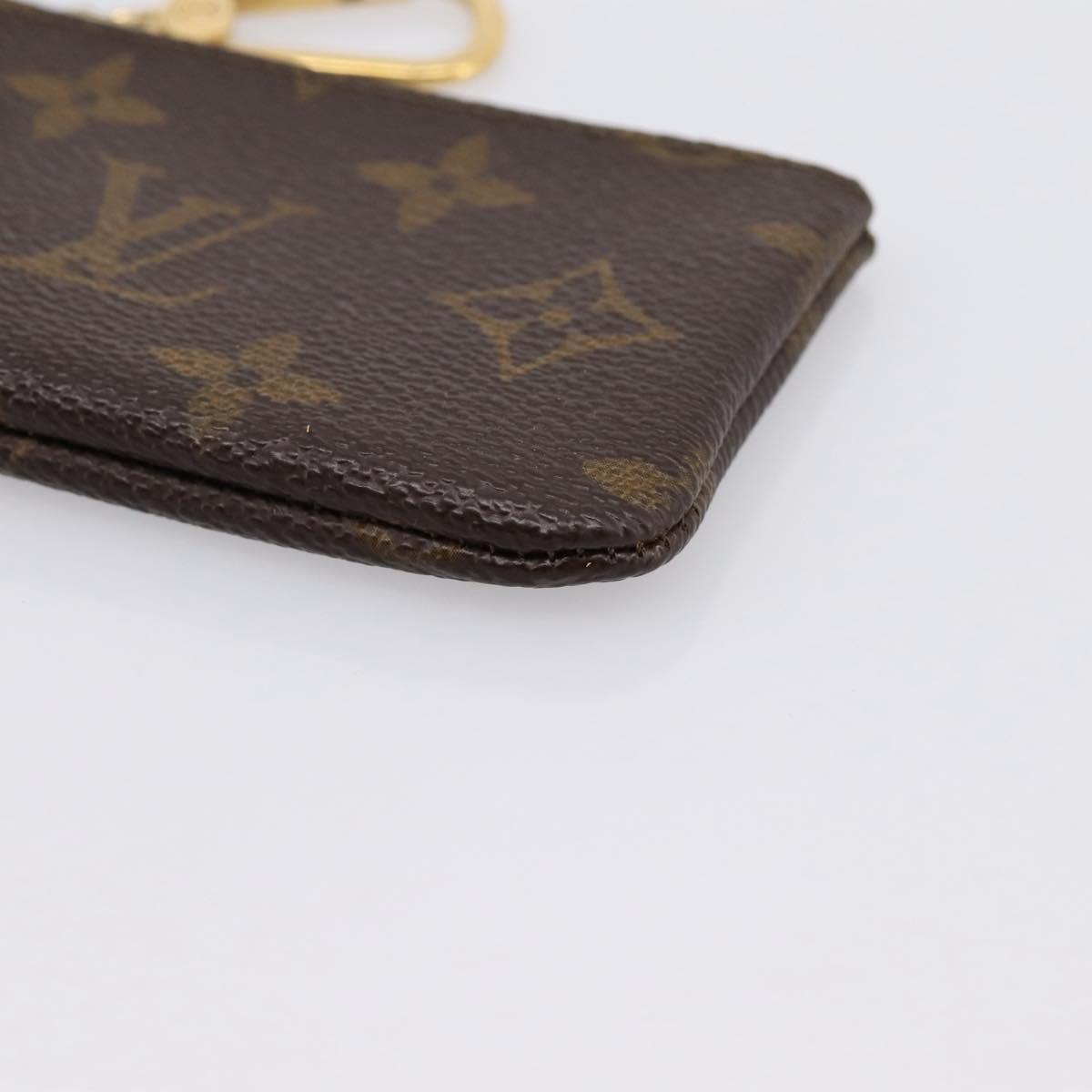 LOUIS VUITTON Monogram Pochette Cles Coin Purse M60033 LV Auth 180957
