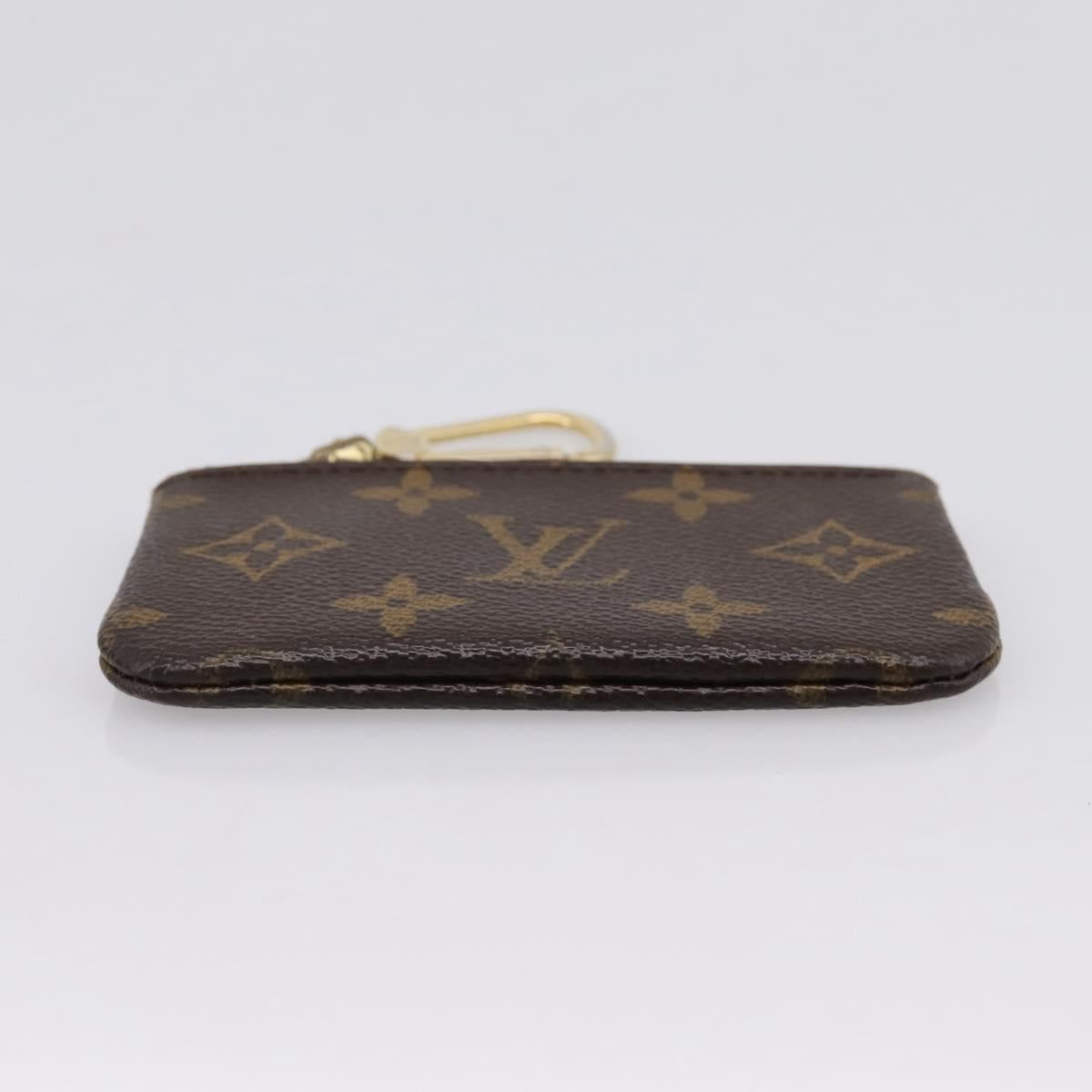 LOUIS VUITTON Monogram Pochette Cles Coin Purse M60033 LV Auth 180958