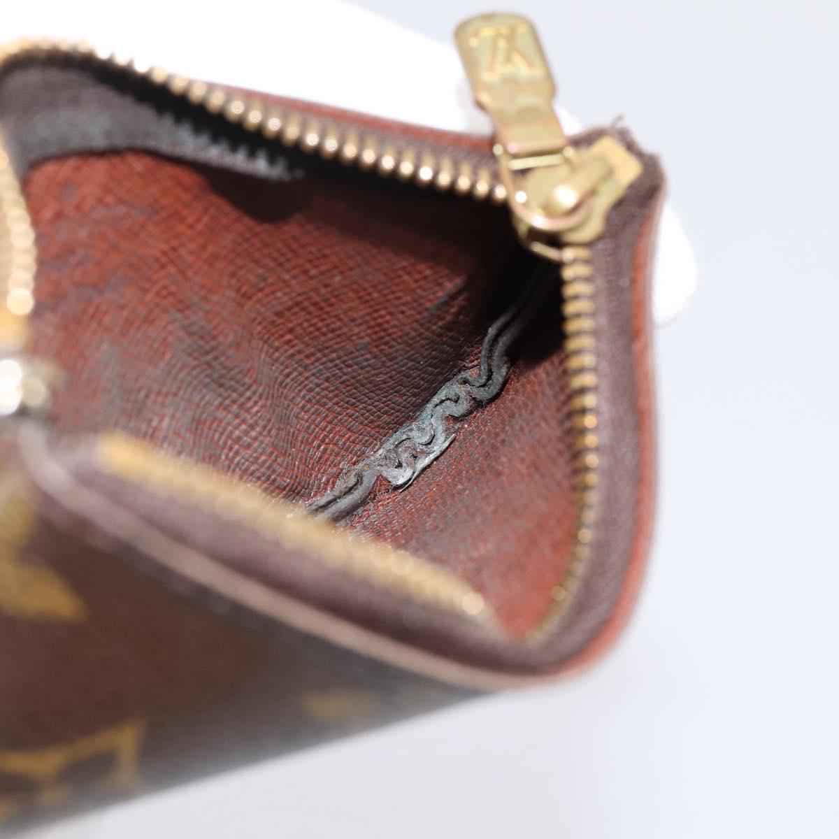 LOUIS VUITTON Monogram Pochette Cles Coin Purse M60033 LV Auth 180958