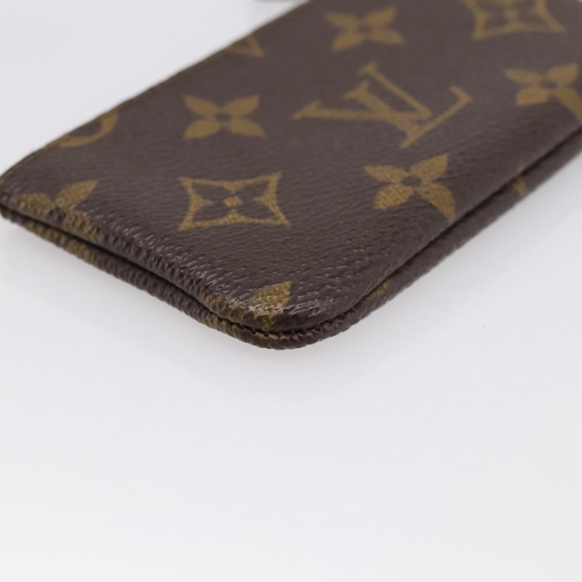 LOUIS VUITTON Monogram Pochette Cles Coin Purse M60033 LV Auth 180959