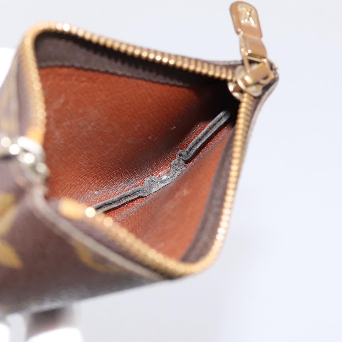 LOUIS VUITTON Monogram Pochette Cles Coin Purse M60033 LV Auth 180959