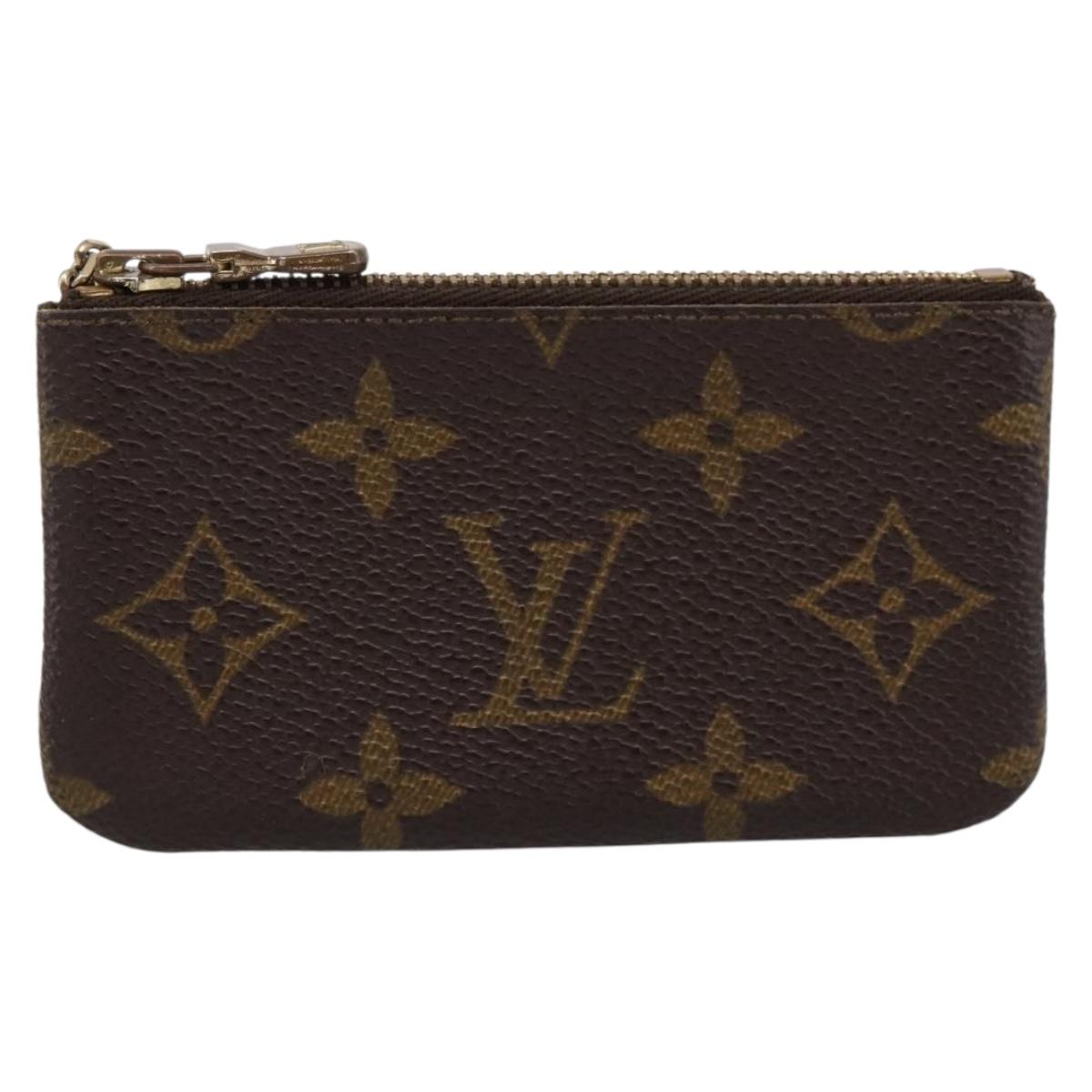 LOUIS VUITTON Monogram Pochette Cles Coin Purse M60033 LV Auth 180959
