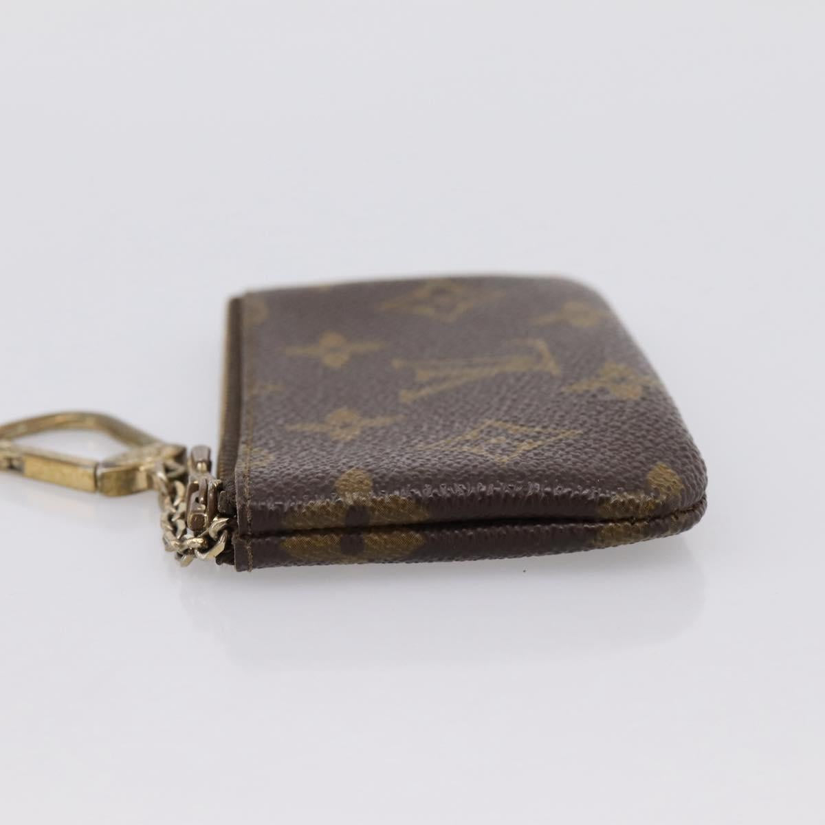 LOUIS VUITTON Monogram Pochette Cles Coin Purse M60033 LV Auth 180959