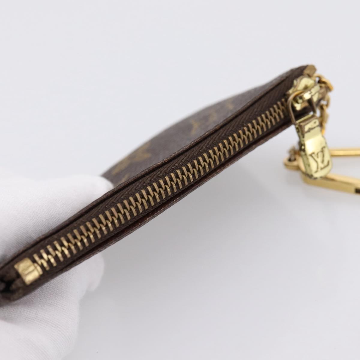 LOUIS VUITTON Monogram Pochette Cles Coin Purse M60033 LV Auth 180960