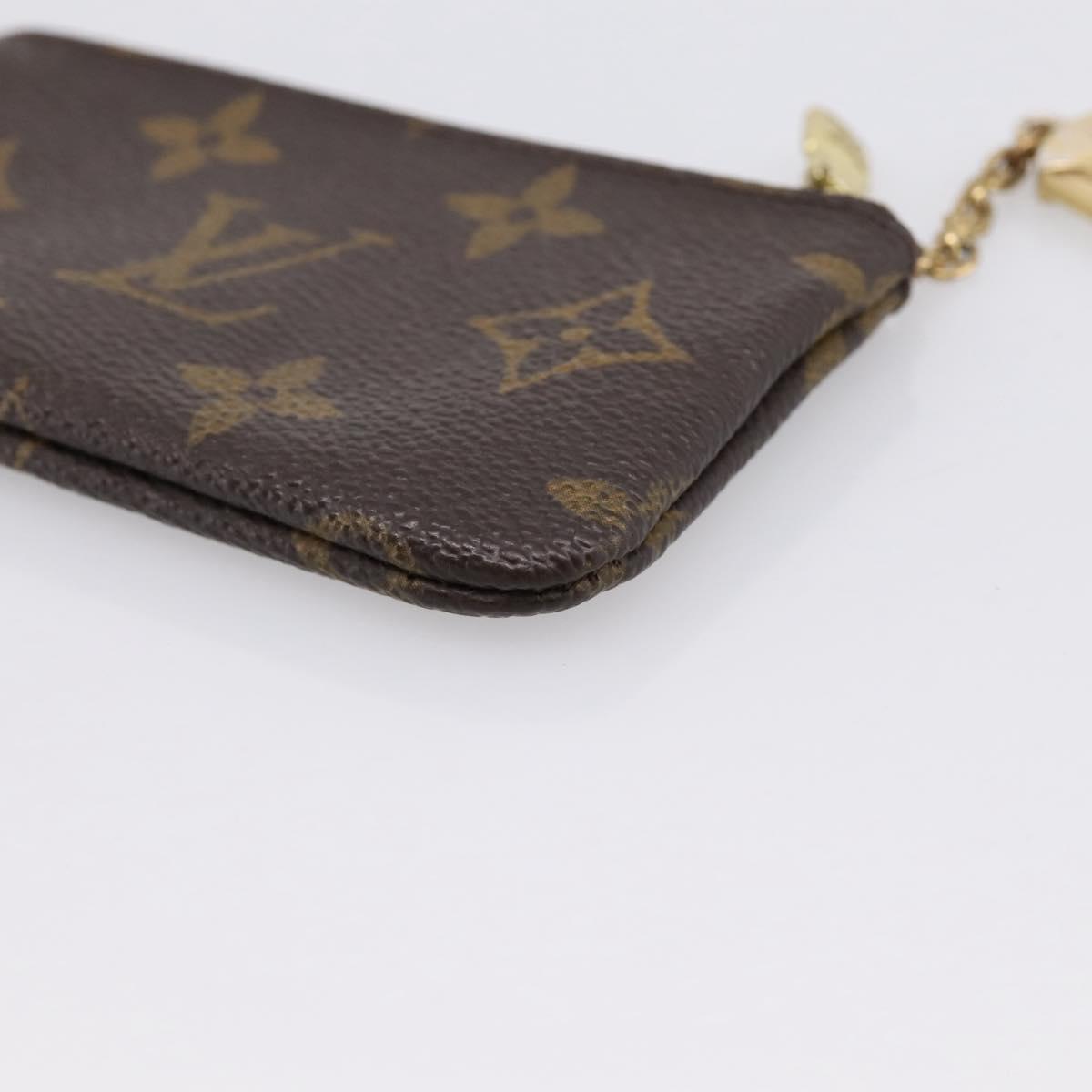 LOUIS VUITTON Monogram Pochette Cles Coin Purse M60033 LV Auth 180961