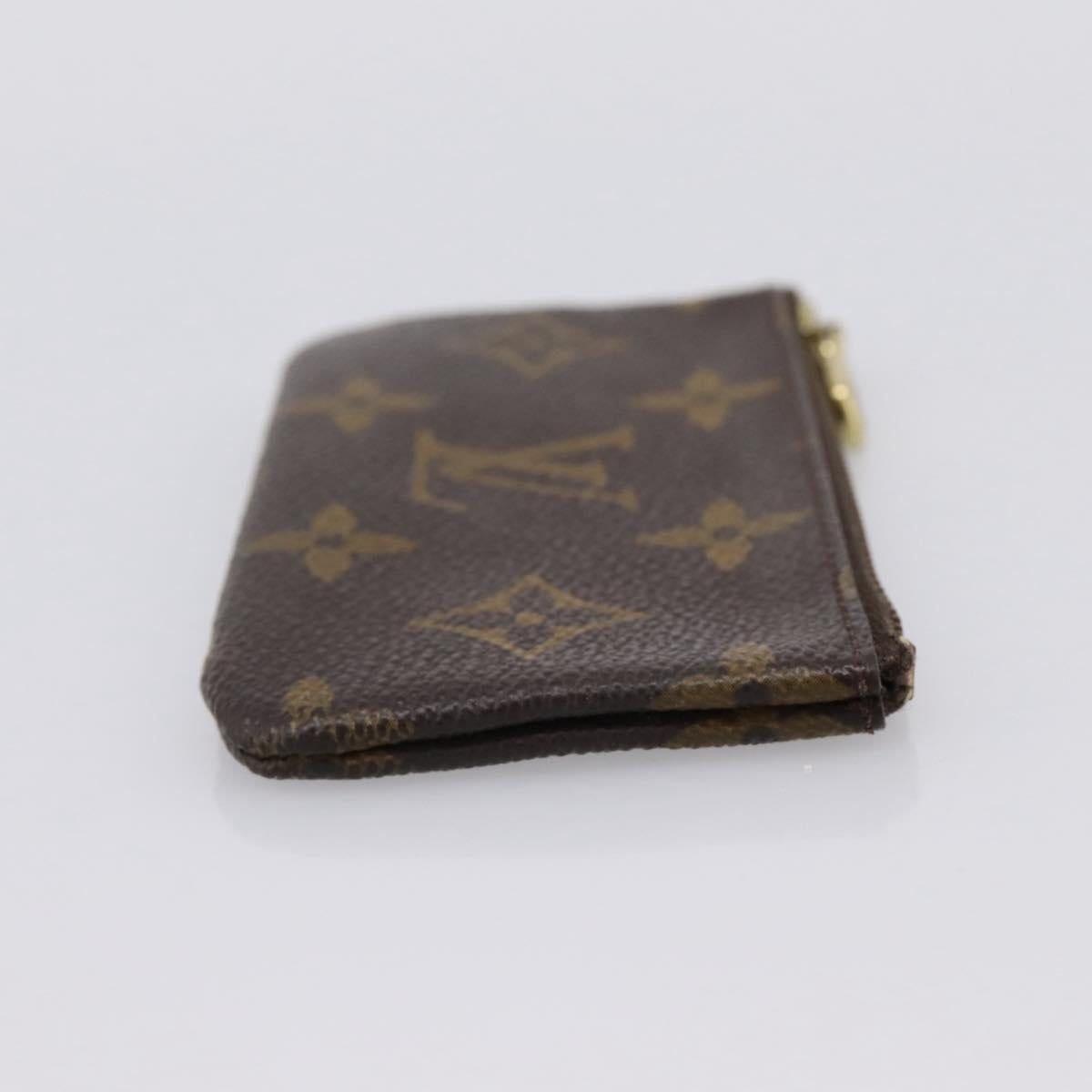 LOUIS VUITTON Monogram Pochette Cles Coin Purse M60033 LV Auth 180961
