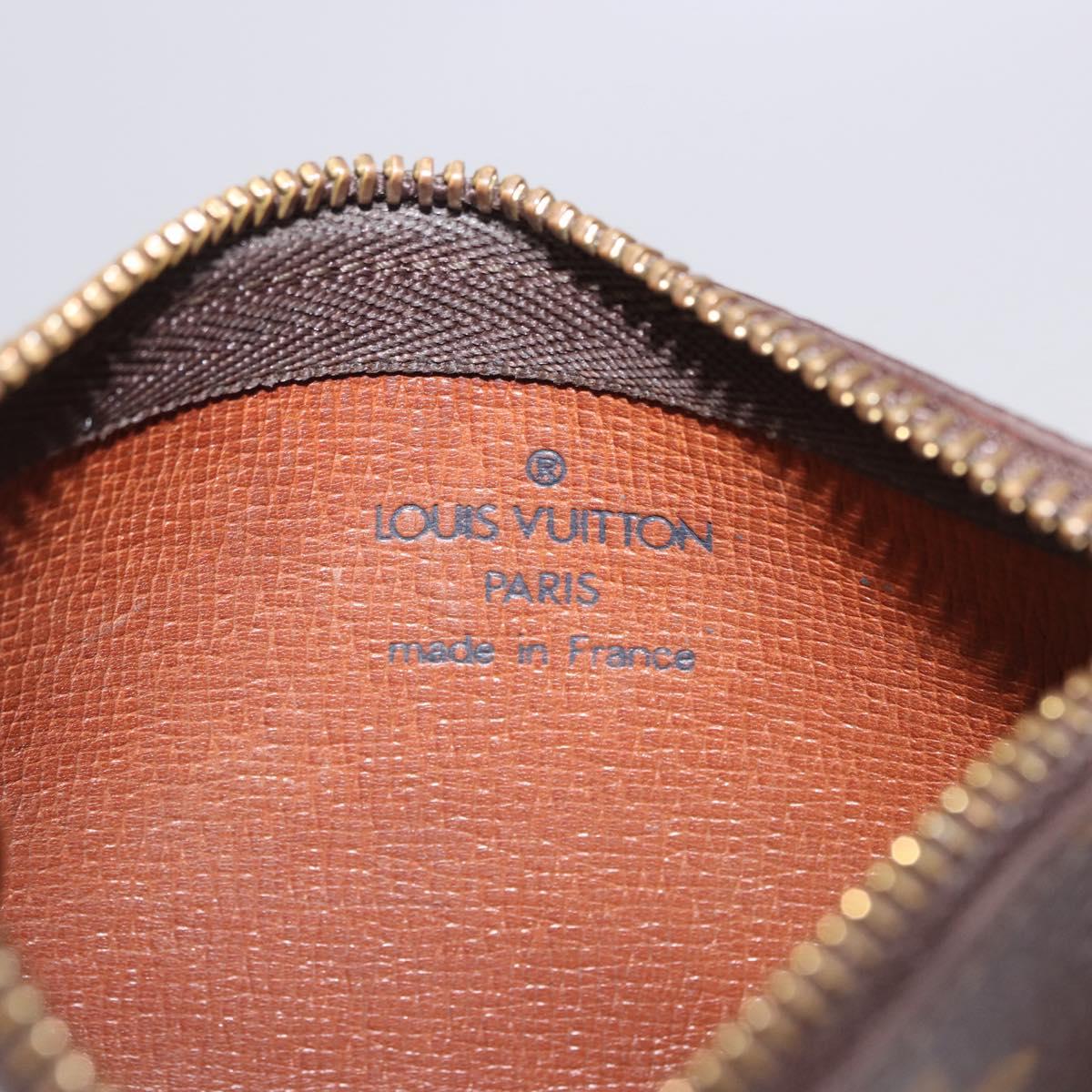 LOUIS VUITTON Monogram Pochette Cles Coin Purse M60033 LV Auth 180962A