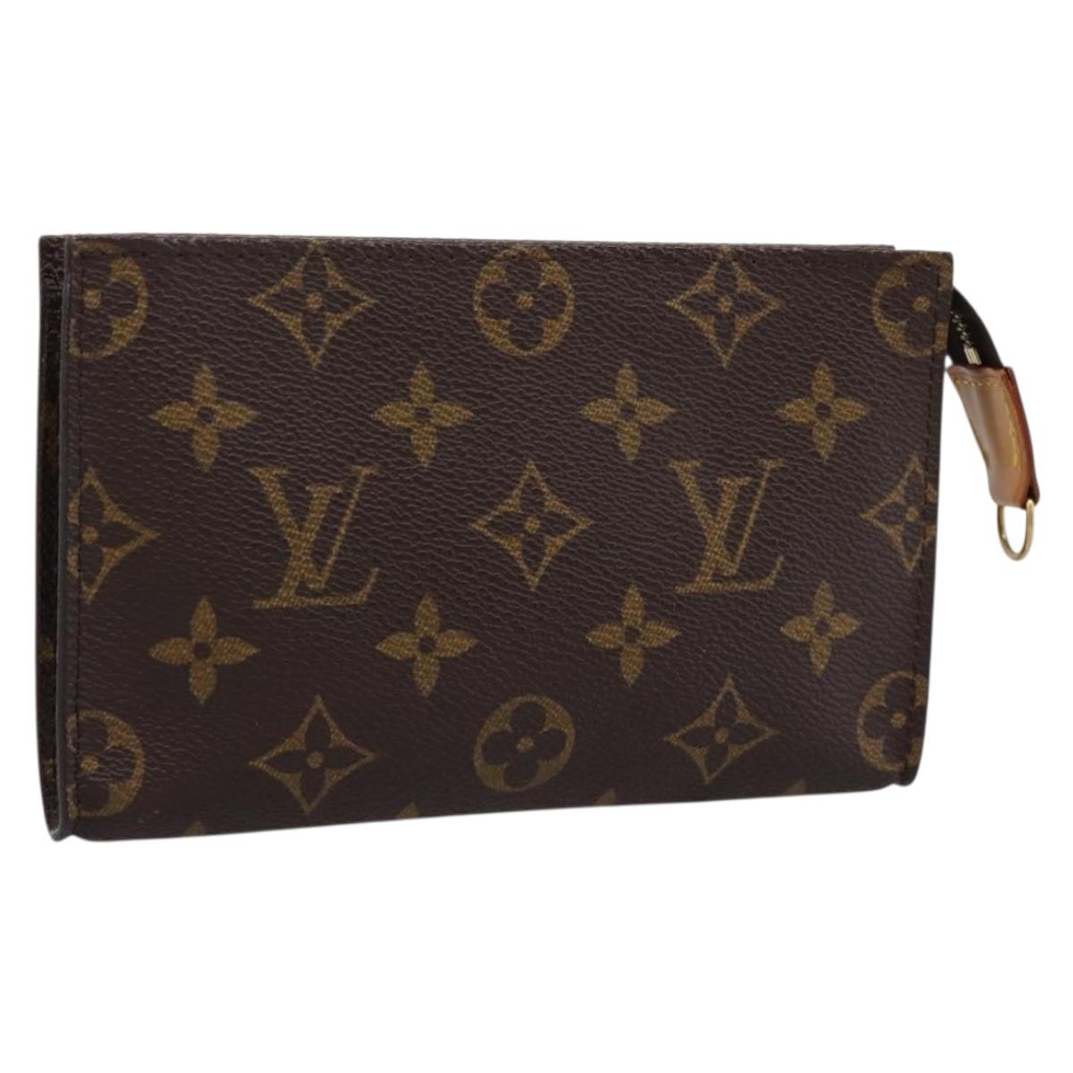 LOUIS VUITTON Monogram Bucket PM Accessory Pouch LV Auth 180964