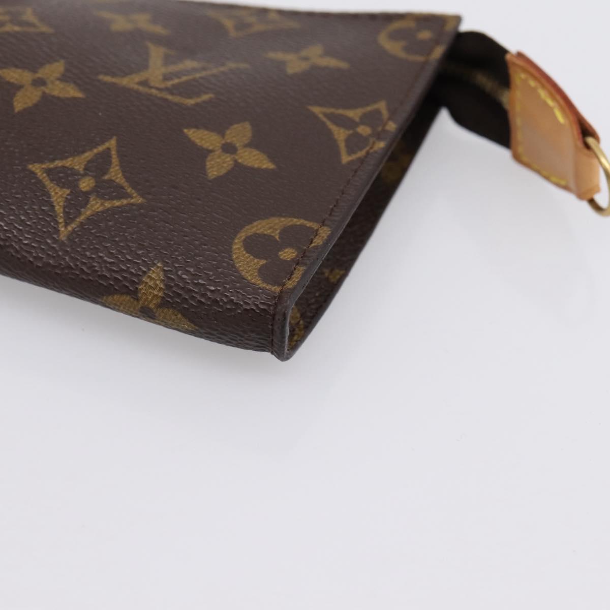 LOUIS VUITTON Monogram Bucket PM Accessory Pouch LV Auth 180964