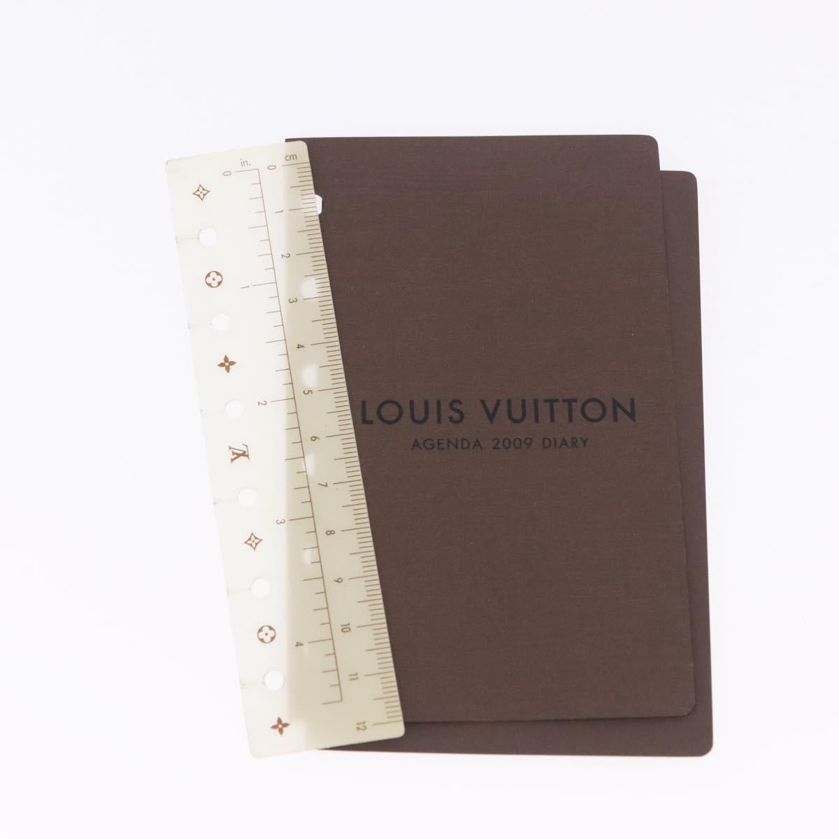 LOUIS VUITTON Monogram Vernis Agenda PM Planner Cover Rouge R21003 Auth 180968A