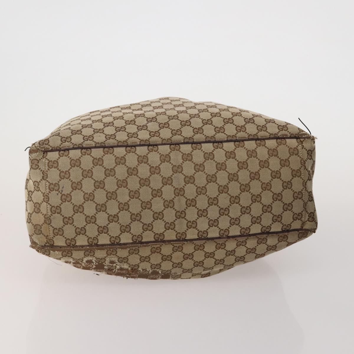 GUCCI GG Supreme GG Canvas Shoulder Bag PVC 4 Set Beige Navy Auth 180975