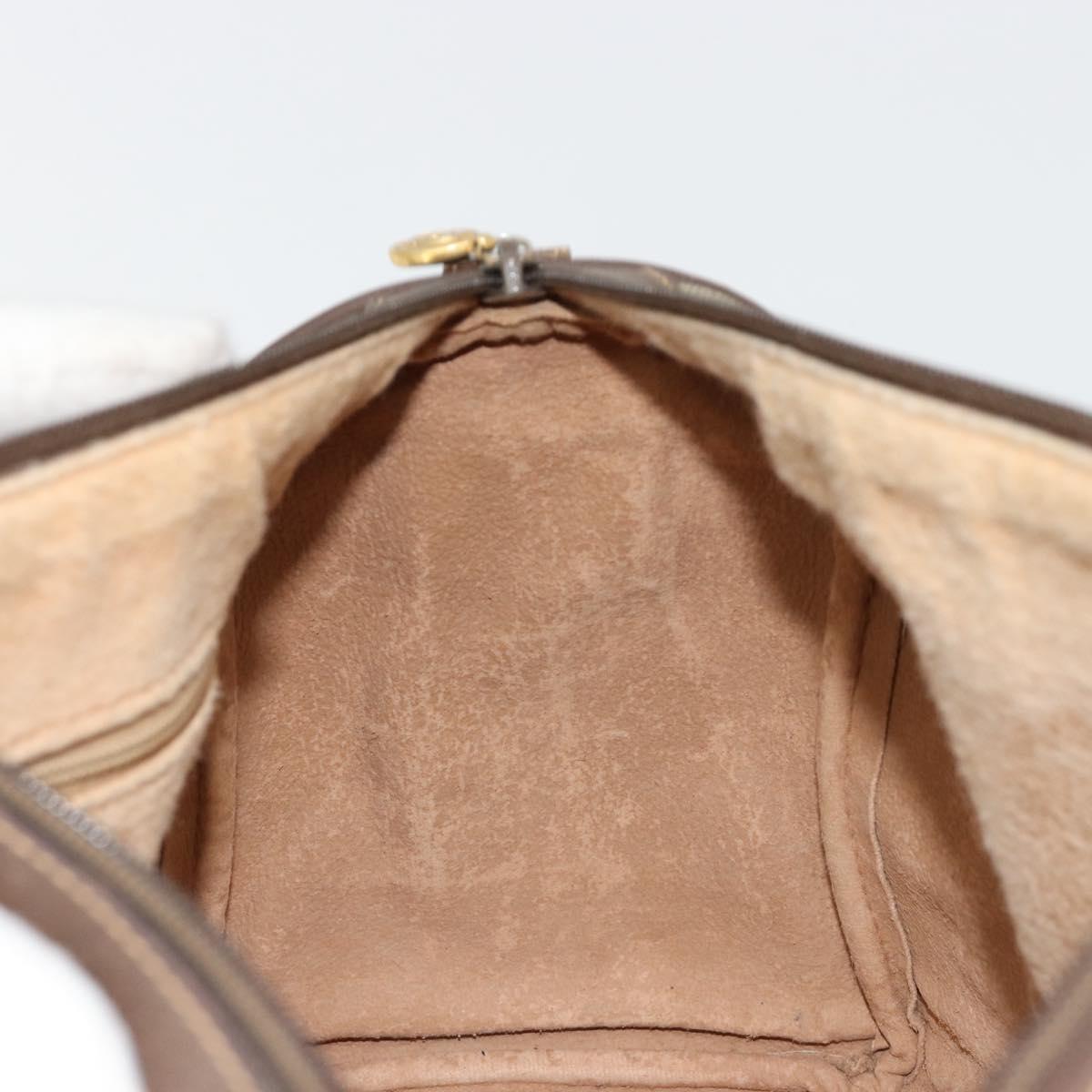 GUCCI GG Supreme Web Sherry Line Boston Bag PVC Beige Gold 39 02 007 Auth 181103