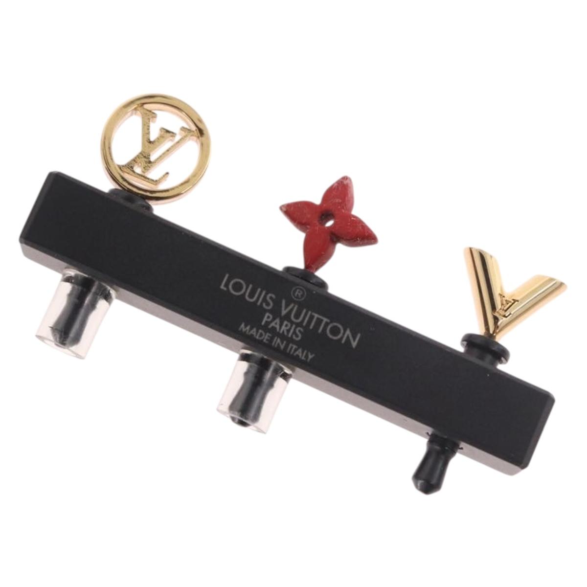 LOUIS VUITTON Earphone Jack metal Gold M61014 LV Auth 181106