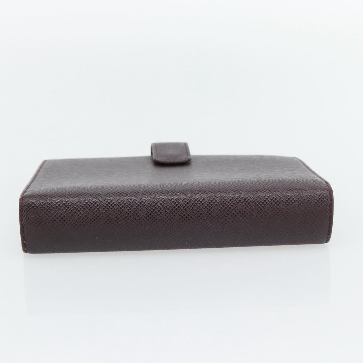 LOUIS VUITTON Taiga Leather Agenda MM Planner Cover Acajou R20416 Auth 181110