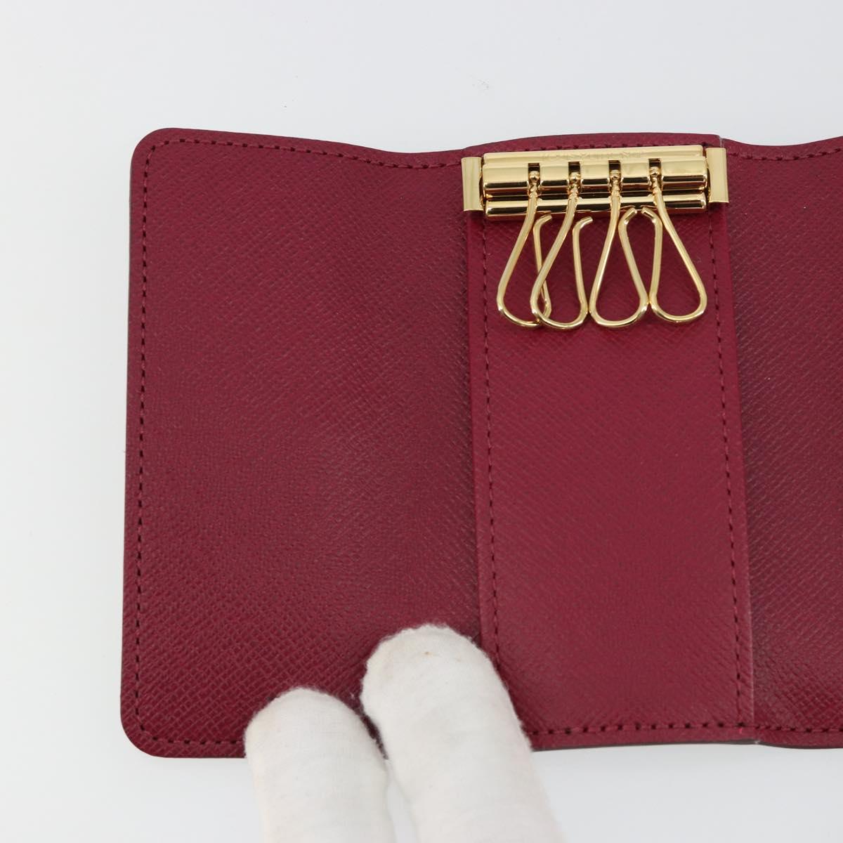 LOUIS VUITTON Monogram Multicles 4 Key Case Fuchsia M62631 Auth 181113V