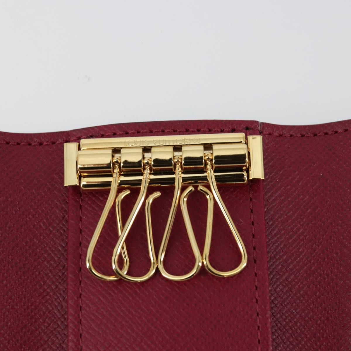 LOUIS VUITTON Monogram Multicles 4 Key Case Fuchsia M62631 Auth 181113V